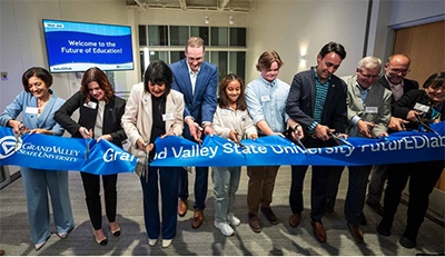 GVSU showcases tech-innovative futureEDlab, designed to prepare future leaders, redefine education